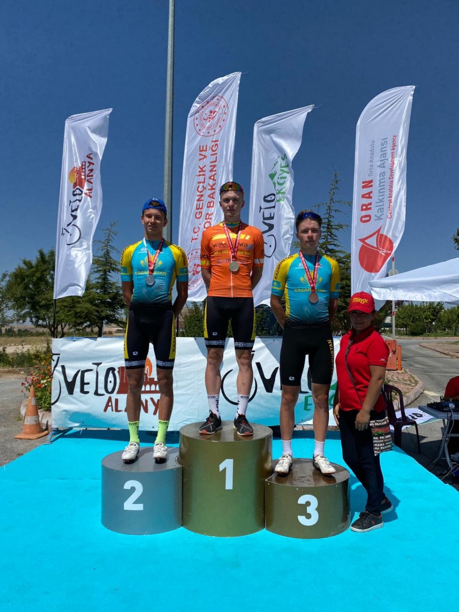 Біздің велошабандоздар  Velo Erciyes Junior UCI 1.2 халықаралық бәсекесінде керемет нәтижелер көрсетті